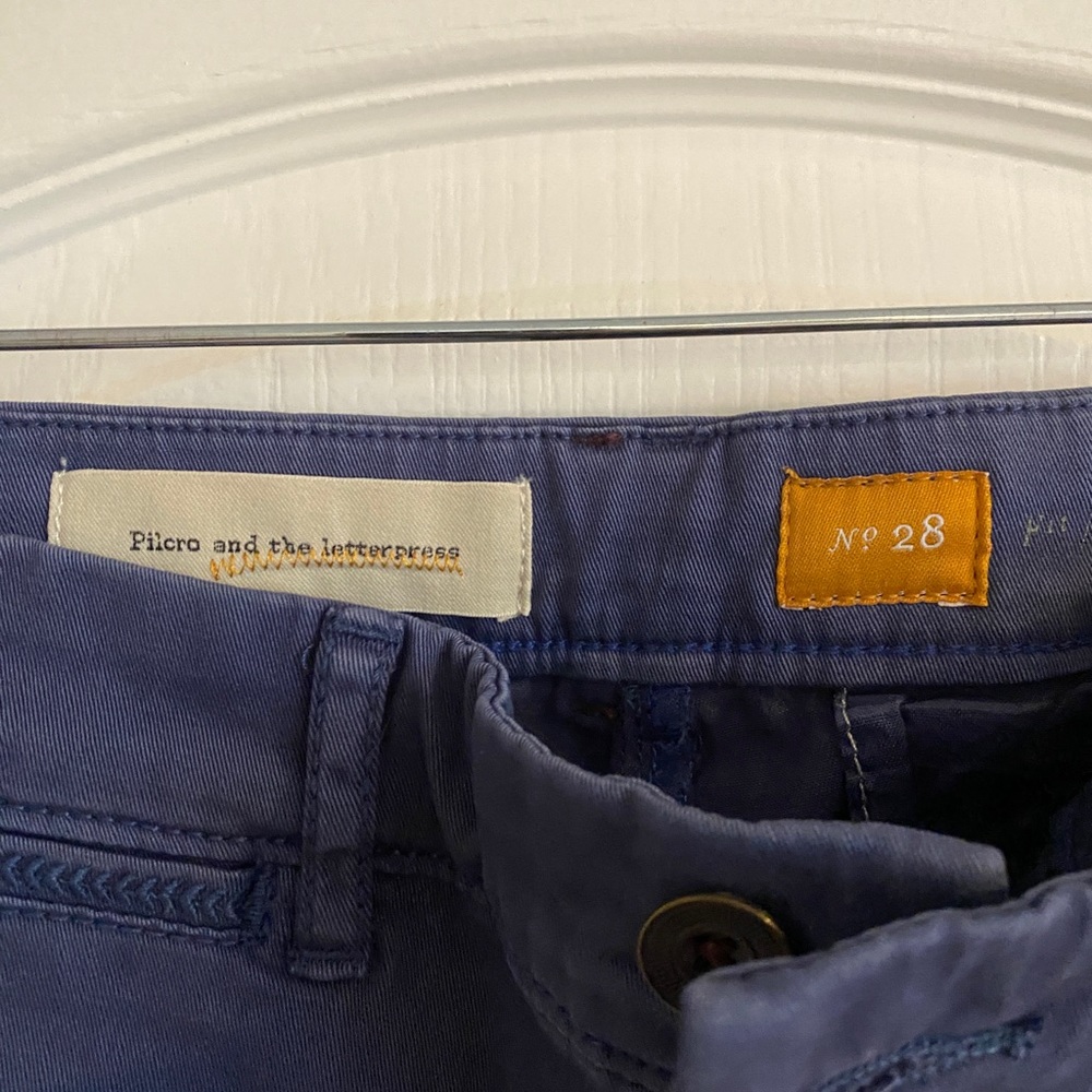 NWT Anthropologie Pilcro Hyphen Relaxed Fit Chino - Size 28 - Picture 2 of 6